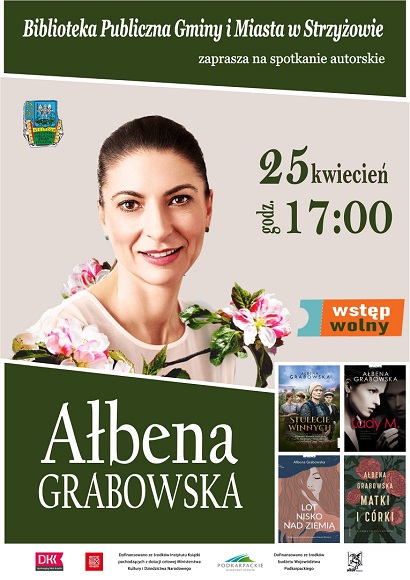 >Spotkanie autorskie z A�ben� Grabowsk�