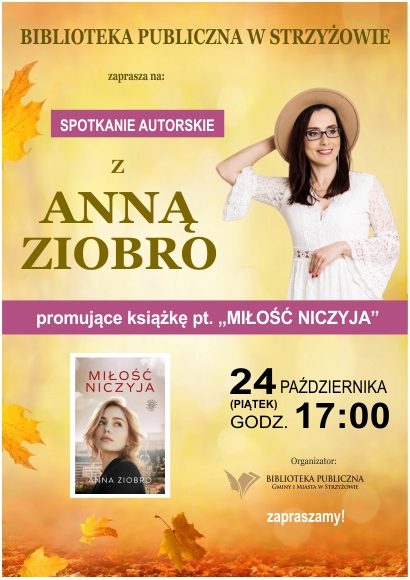 Spotkanie autorskie z Ann� Ziobro