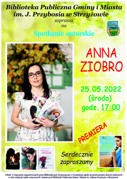 Spotkanie autorskie z Ann� Ziobro